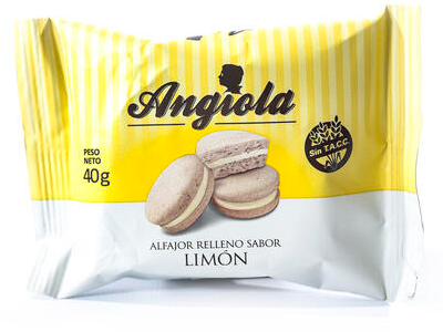 Alfajor Angiola mousse limon
