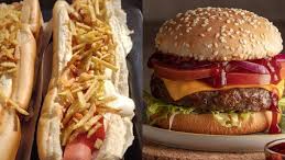 Promos panchos y hamburguesas