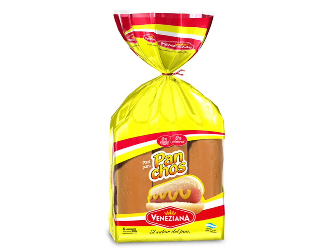 Pan p/panchos Veneziana x 6un