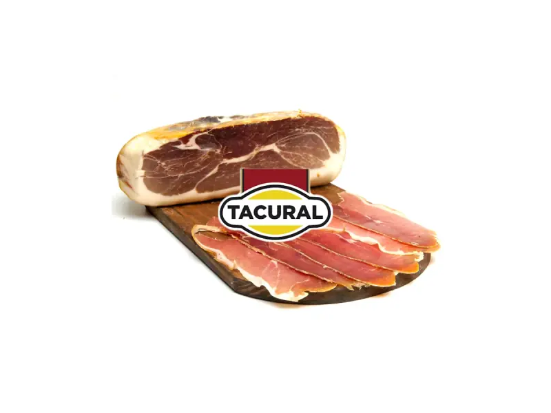 Jamón crudo Tacural x 100gr