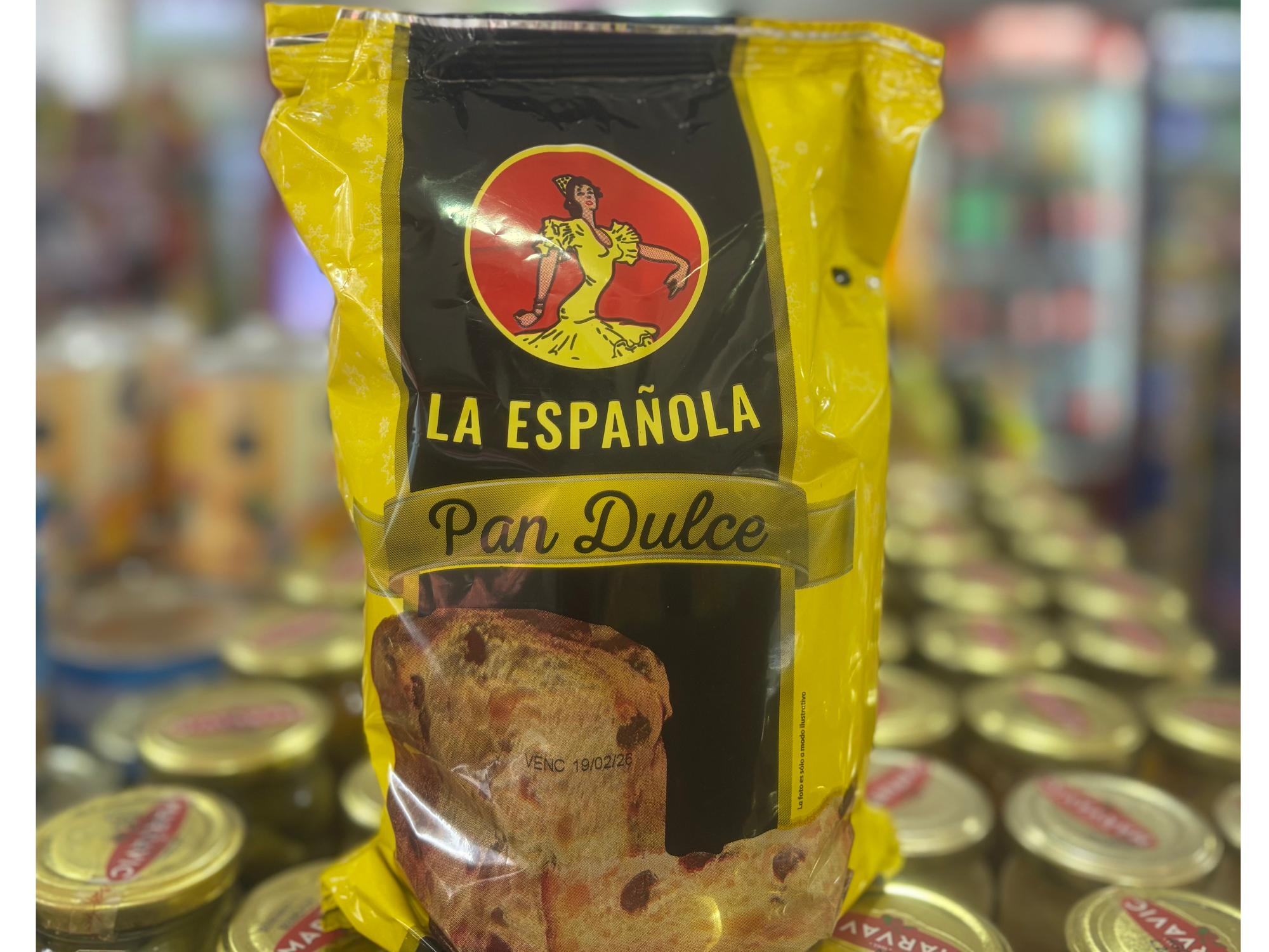 Pan dulce La Española c/frutas 400gr