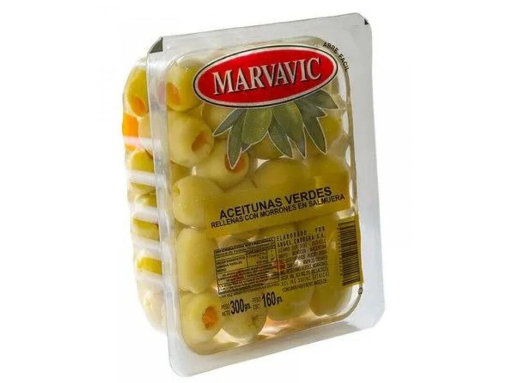 Aceitunas rellenas c/morron 150gr