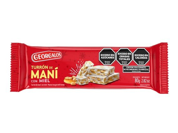 Turrón de maní c/miel 90gr
