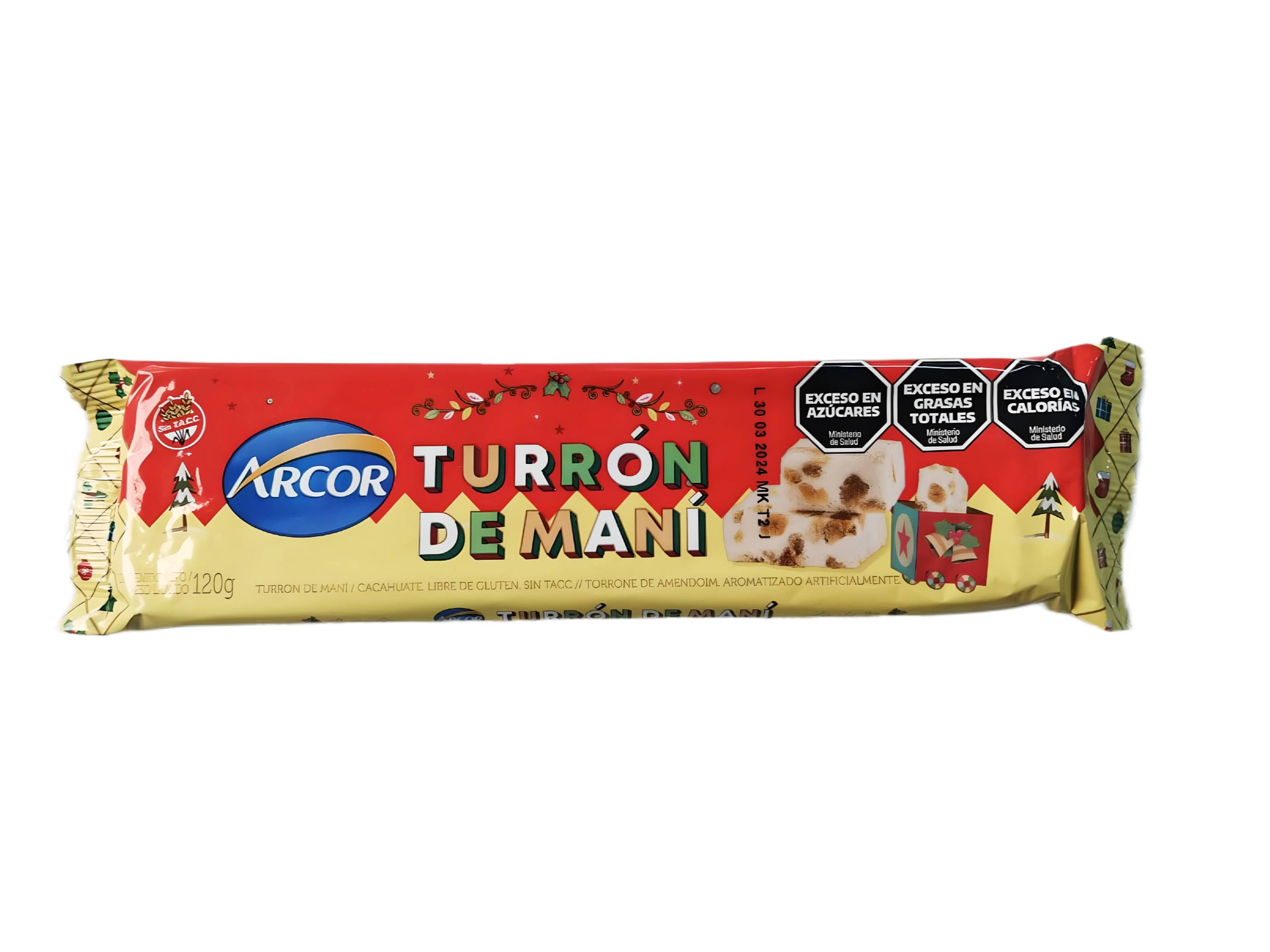 Turrón de maní Arcor 120gr