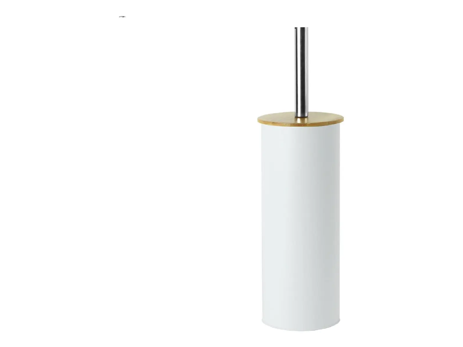 LIMPIA INODORO TAPA BAMBU BLANCO