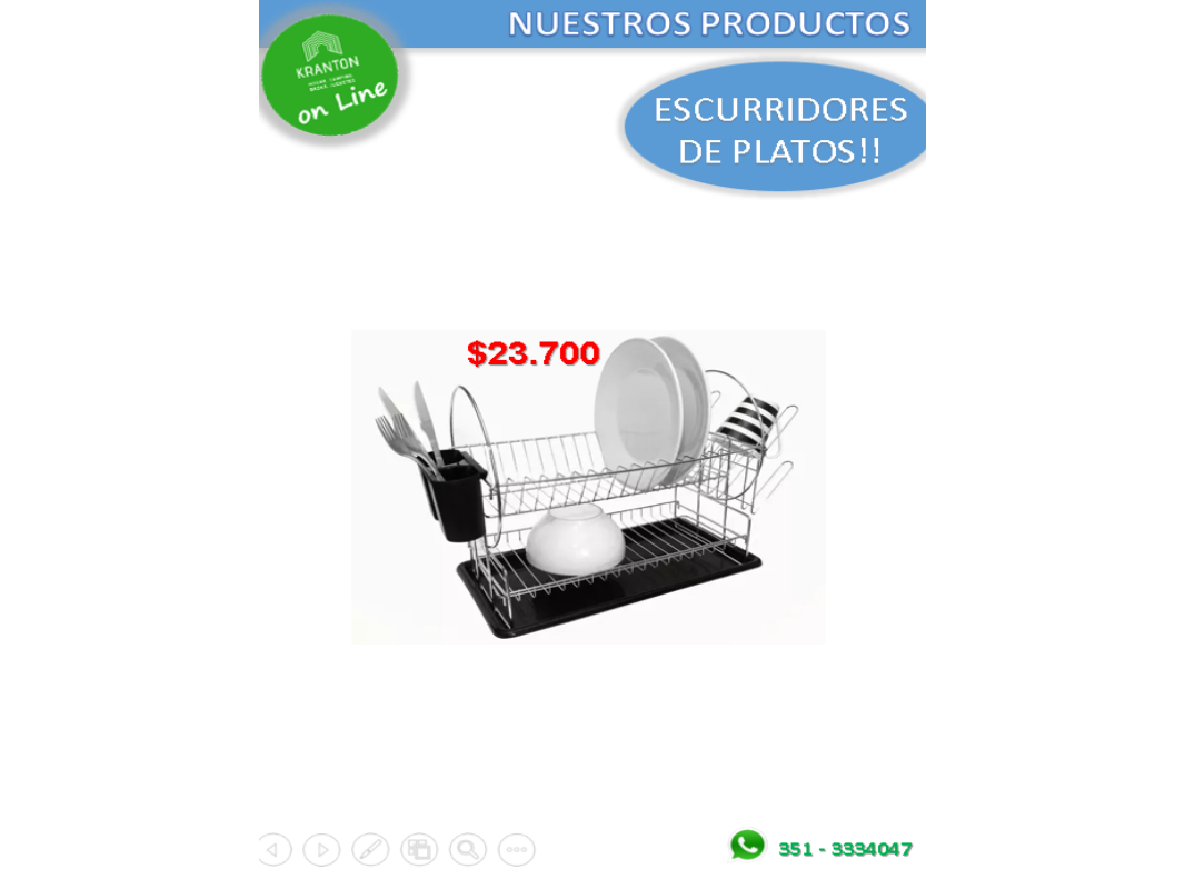 SECAPLATOS CROMADO