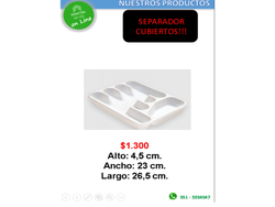 SEPARADOR DE CUBIERTOS