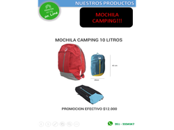 MOCHILA 10 LITROS