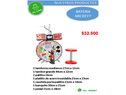 BATERIA MICKEY