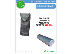 BOLSA DE DORMIR + AISLANTE