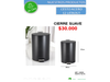 CESTO ACERO 12 LITROS NEGRO