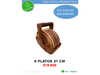 SET PALTOS ALGARROBO X 6