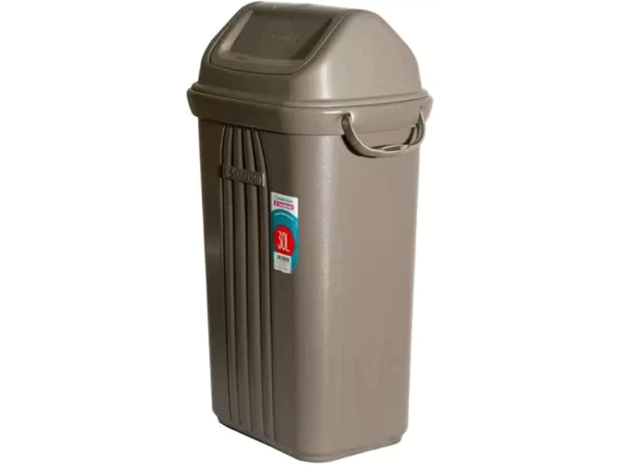 CESTO PLASTICO TAPA VAIVEN 30 LITROS