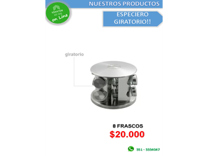 ESPECIERO GIRATORIO de Pikaventa