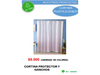 CORTINA DE BAñPLASTICA DOBLE CON GANCHOS