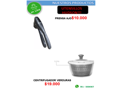 PRENSA AJO / LAVA VERDURAS