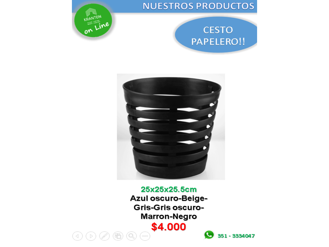 CESTO PAPELERO