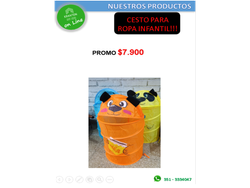 CESTO ROPA INFANTIL