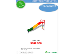 TOBOGAN FIBRA 781