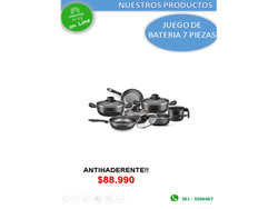 JUEGO BATERIA 7 PIEZAS