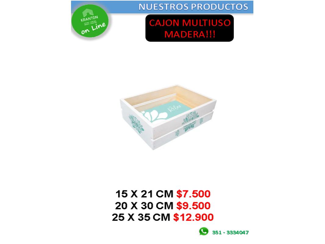 CAJON MULTIUSO