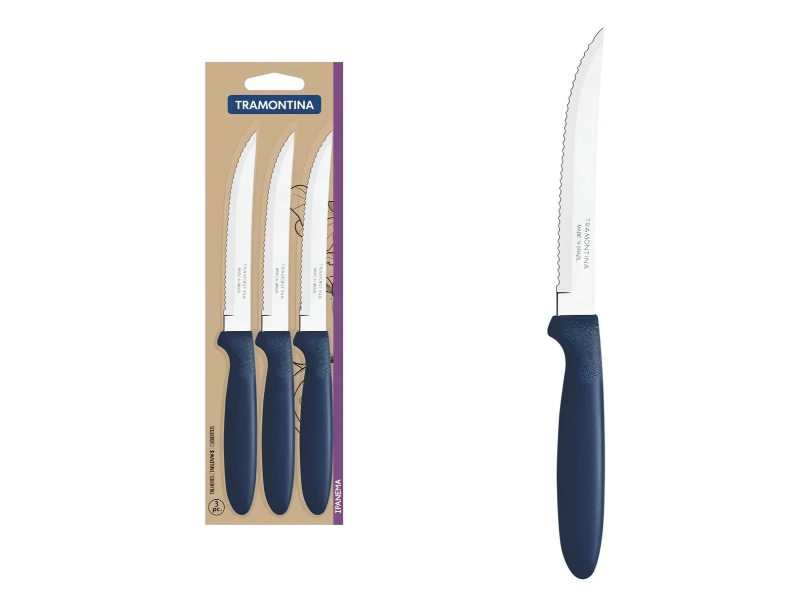 CUCHILLO IPANEMA TRAMONTINA X 12