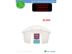 SECADOR CUBIERTOS PLASTICO