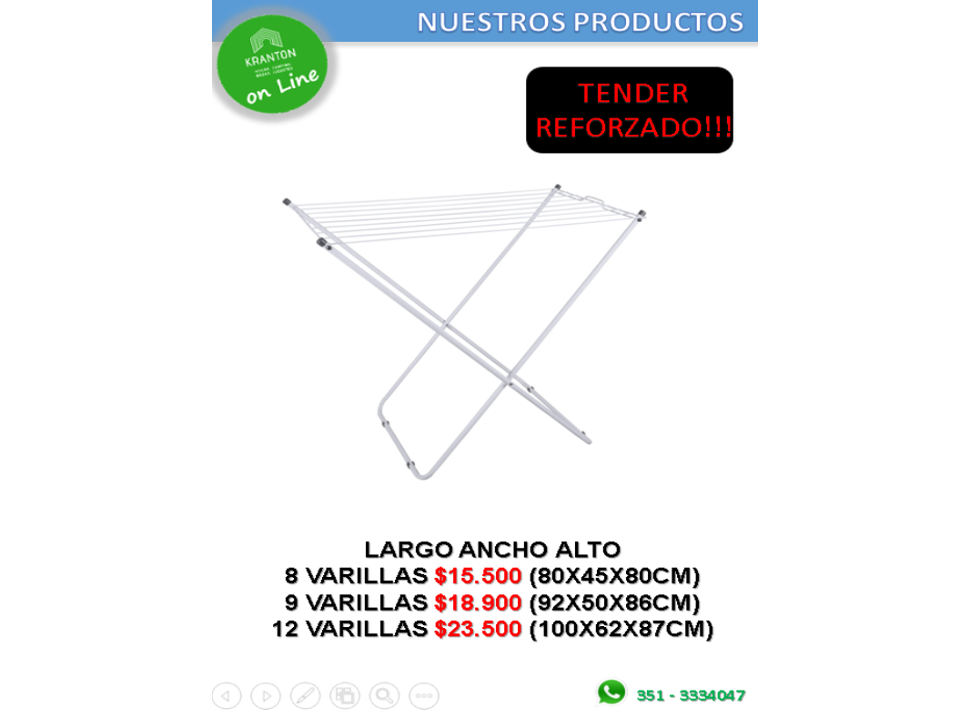 TENDER REFORZADO