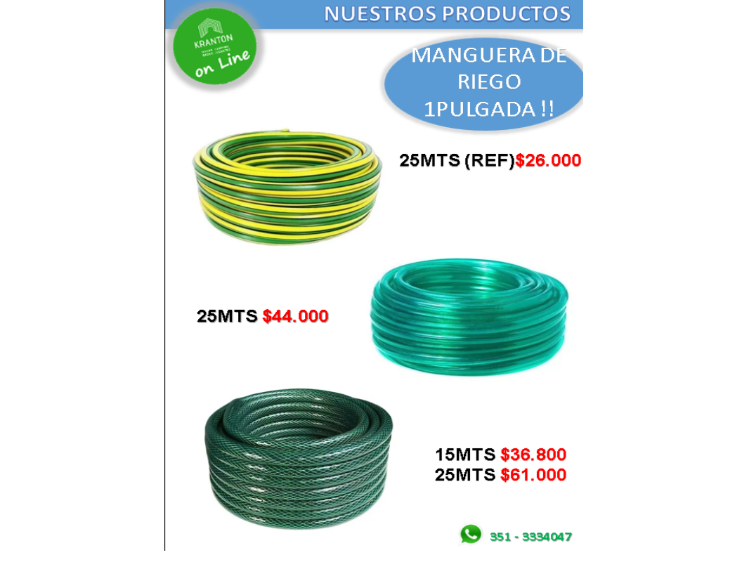 MANGUERA 1 PULGADA