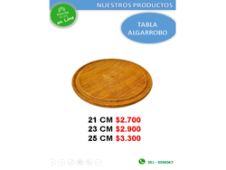 PLATO ALGARROBO
