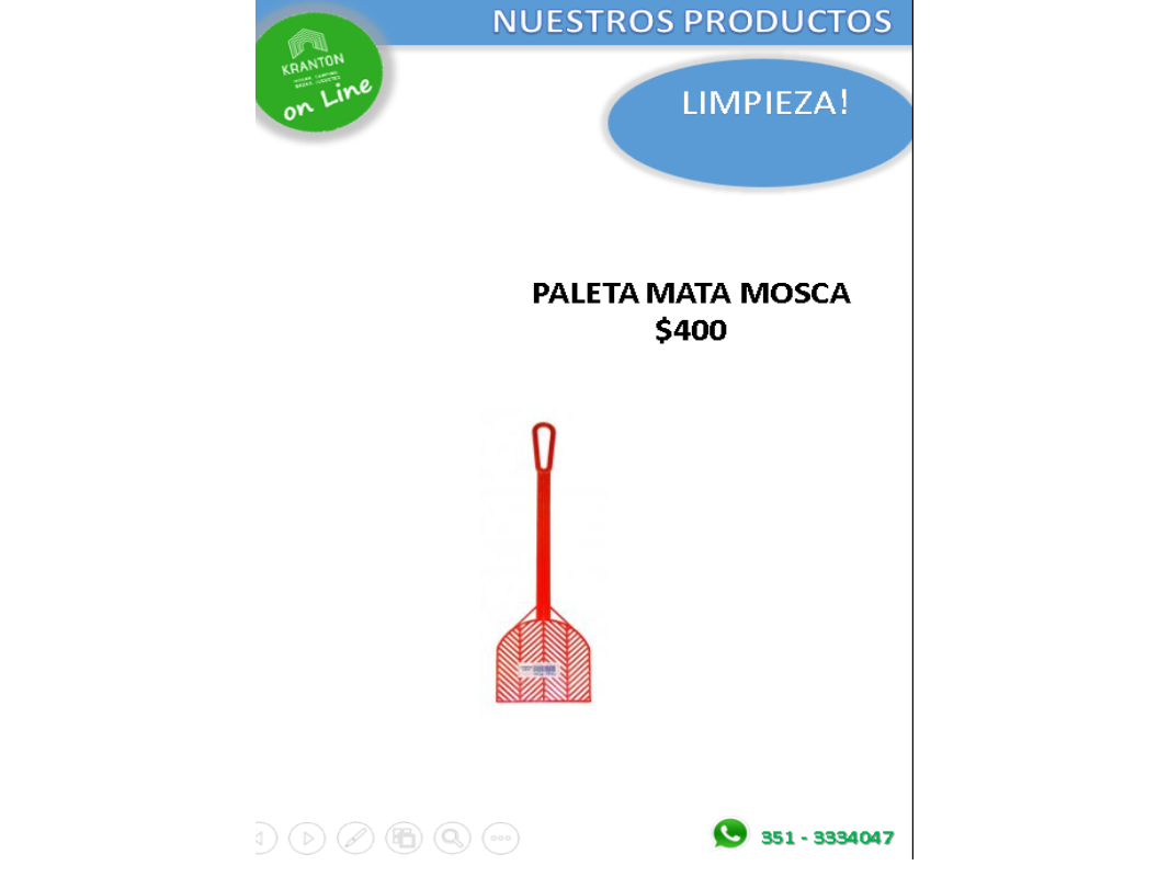 PALETA MATA MOSCAS