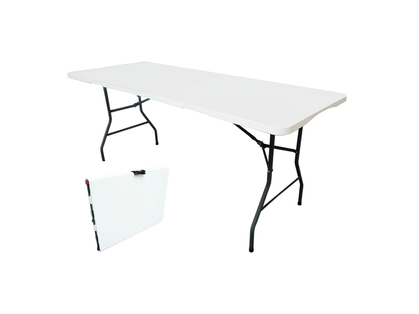 MESA PLEGABLE BLANCA 1.80