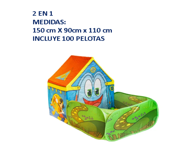 PELOTERO CASITA 2 EN 1 DISNEY
