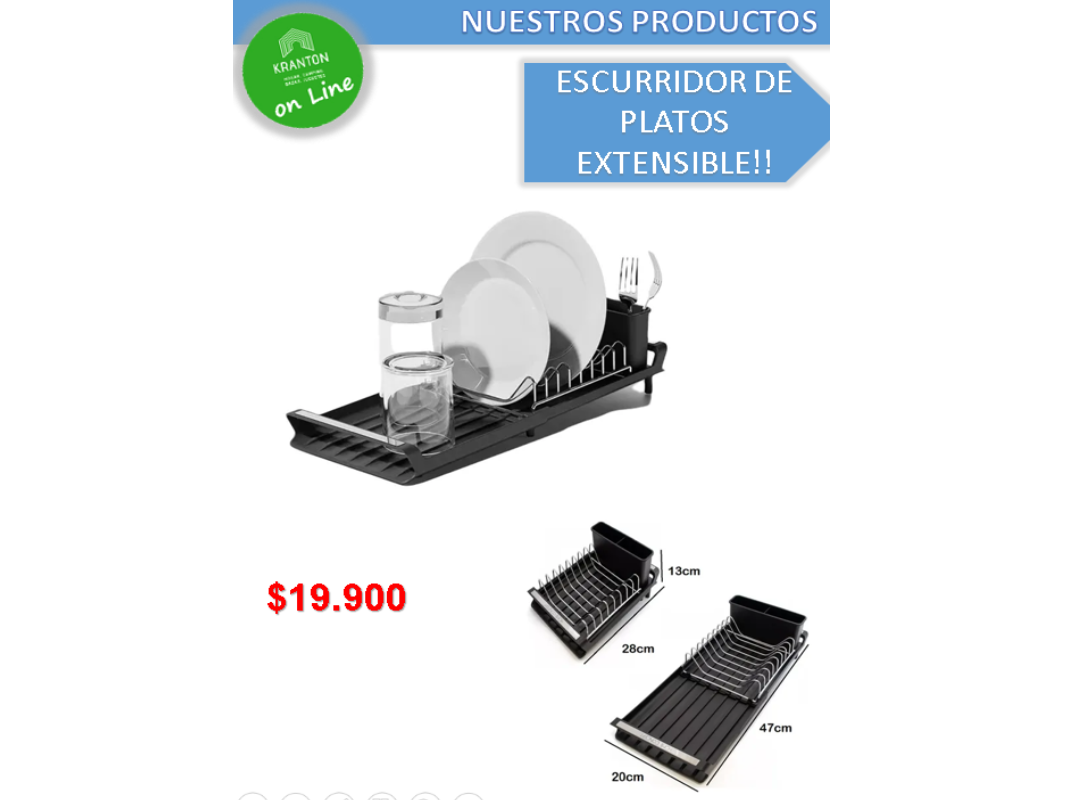 SECAPLATOS EXTENSIBLE