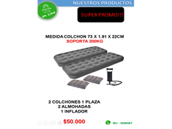 COMBO COLCHONES 1 PLAZA
