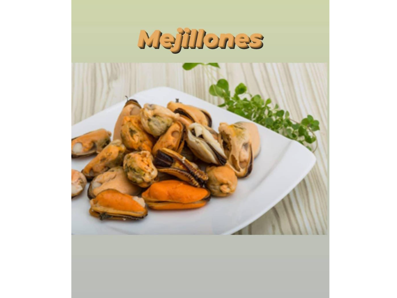 MEJILLONES PELADOS