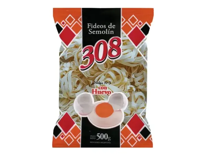 Fideos Marca 308