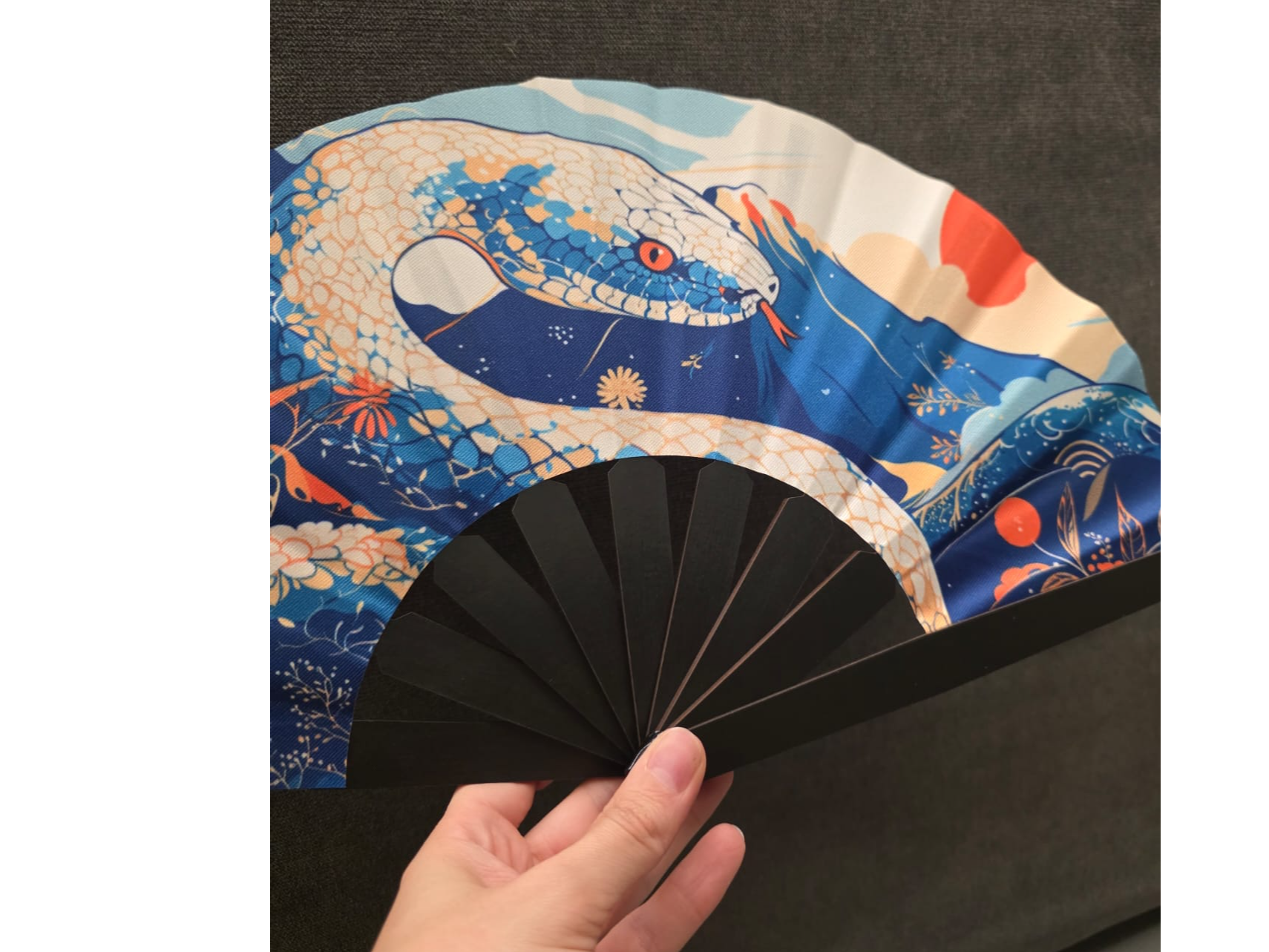 Abanico Estandar Okinawa con estuche