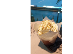 Cupcake de limón y pistachos
