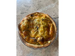 Tarta de zucchini y roquefort