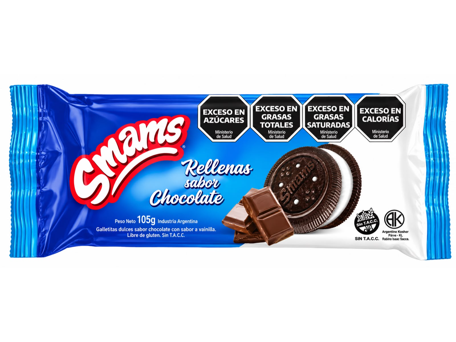 Galletas Rellenas con sabor a chocolate x 105g