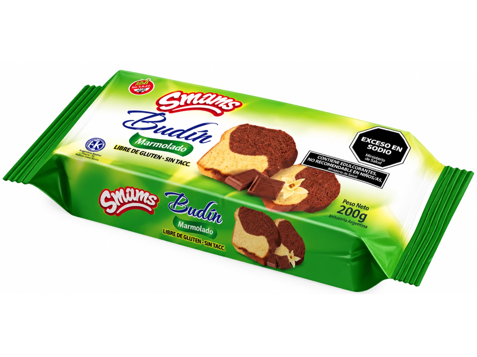 Budin Marmolado Smams x250g