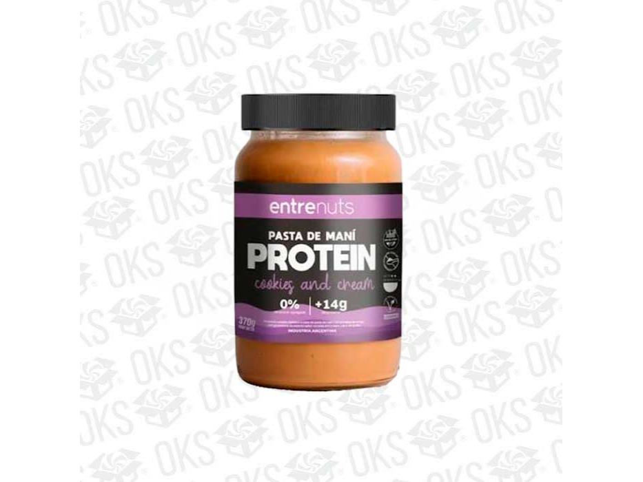 Pasta de mani Protein Cookies and Cream Entrenuts 370g