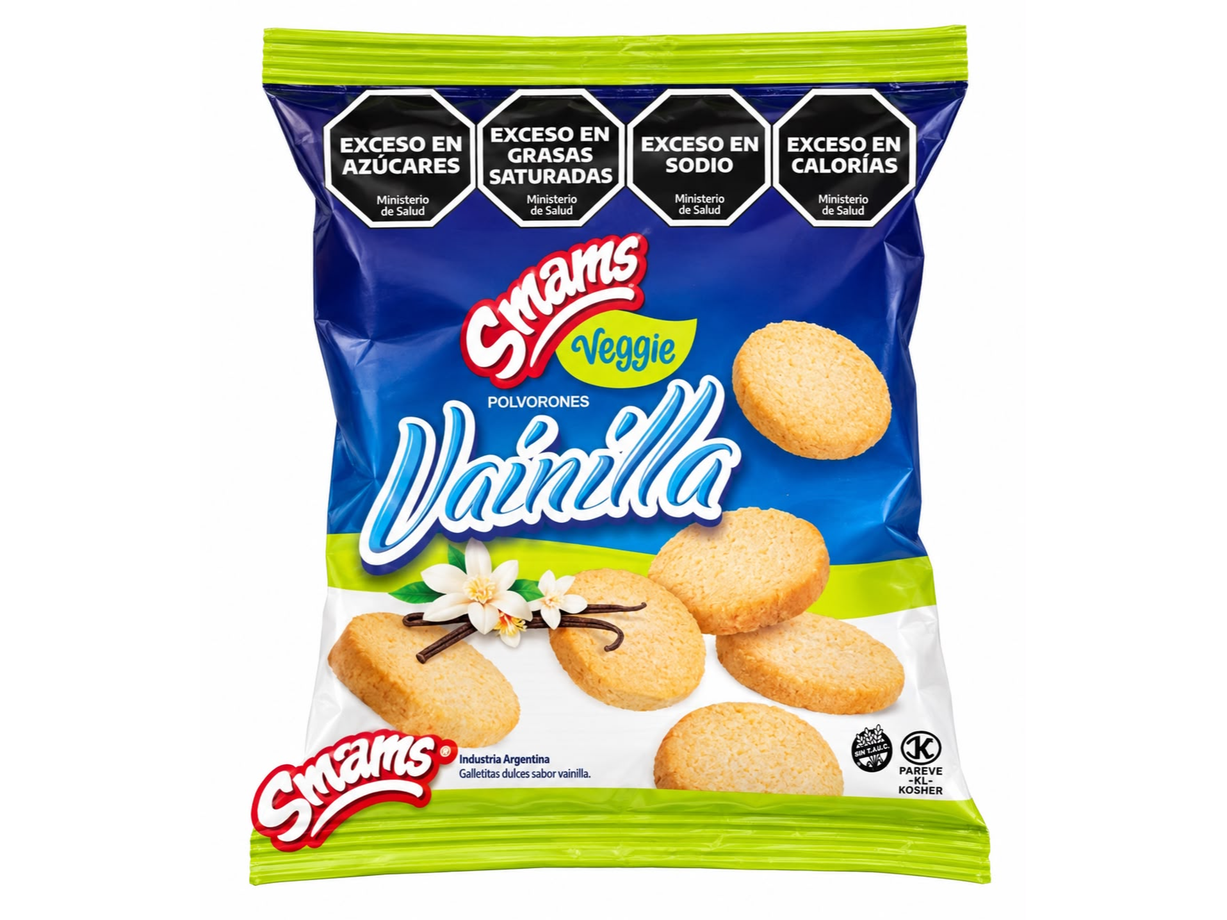 Polvorones Vainilla Veggie Smams x 120g