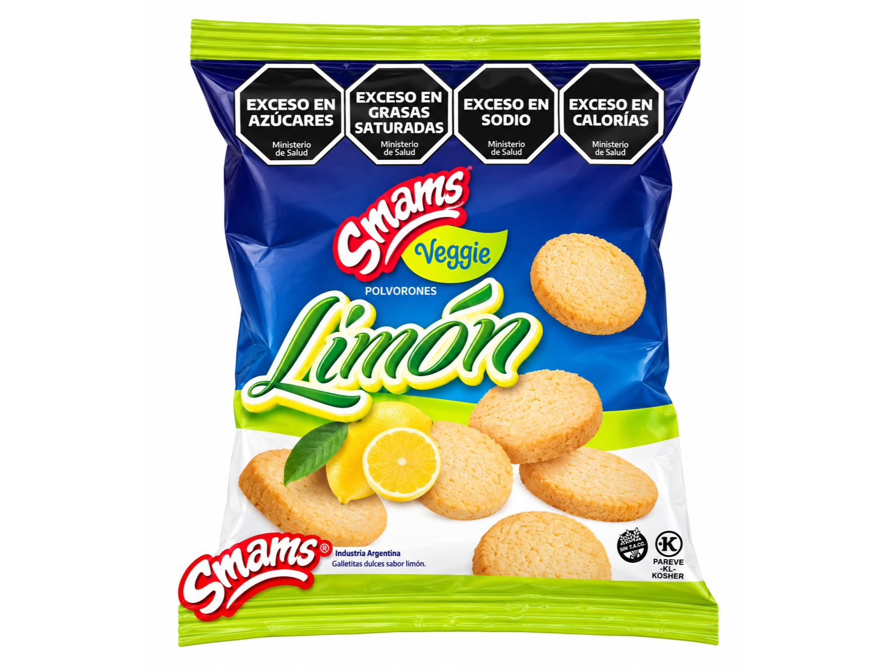 Polvorones Limón Veggie Smams x 120g