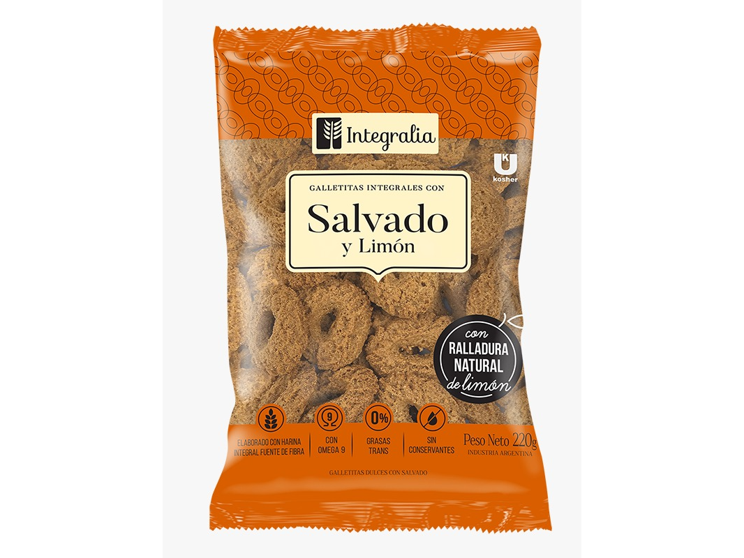 Galletas Integrales con Salvado y Limón
