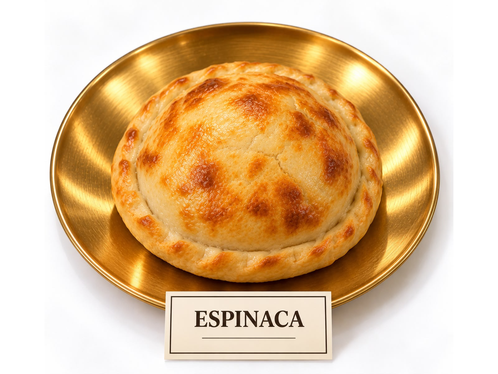 Tarta individual de Espinaca