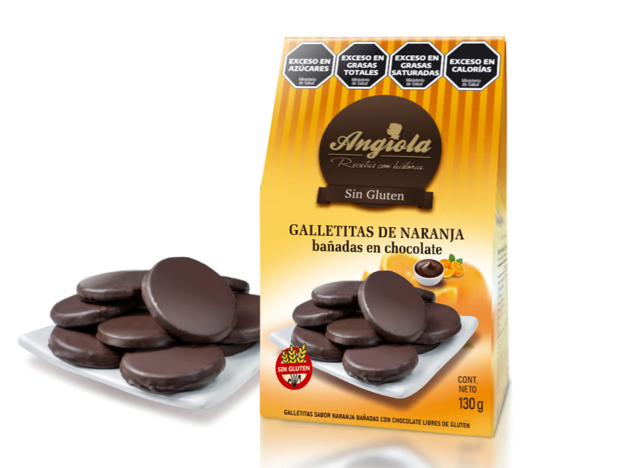 Galletitas de Naranja bañadas en Chocolate