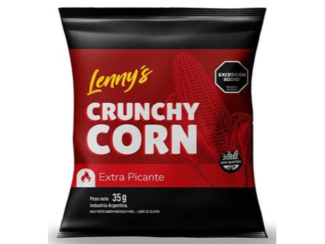 Crunchy Corn Extra Picante x 35g