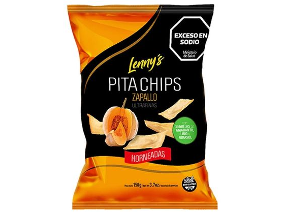 Pita Chips Zapallo Ultrafinas Horneadas x150g